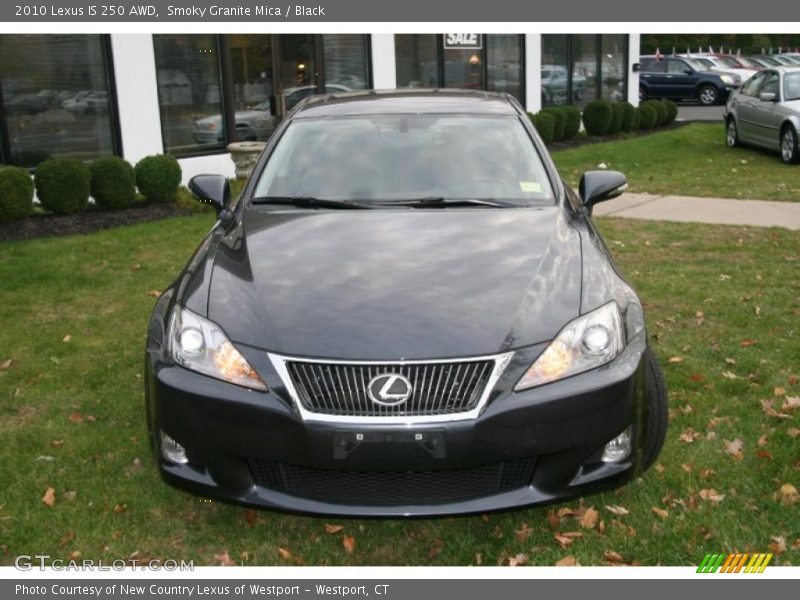 Smoky Granite Mica / Black 2010 Lexus IS 250 AWD