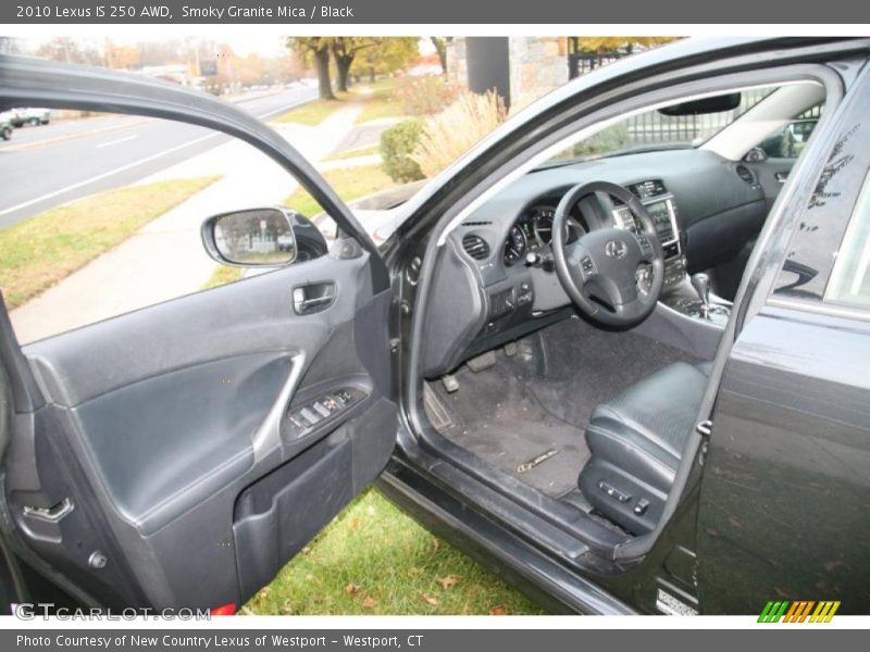 Smoky Granite Mica / Black 2010 Lexus IS 250 AWD