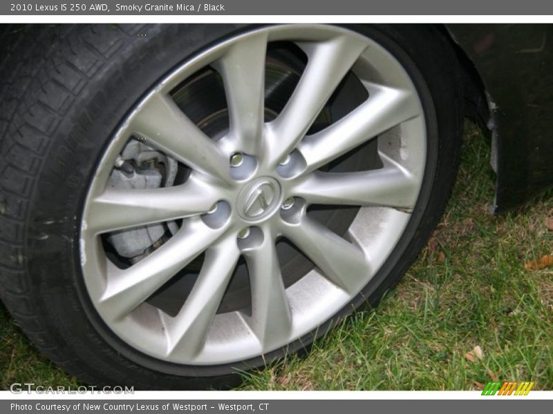 Smoky Granite Mica / Black 2010 Lexus IS 250 AWD