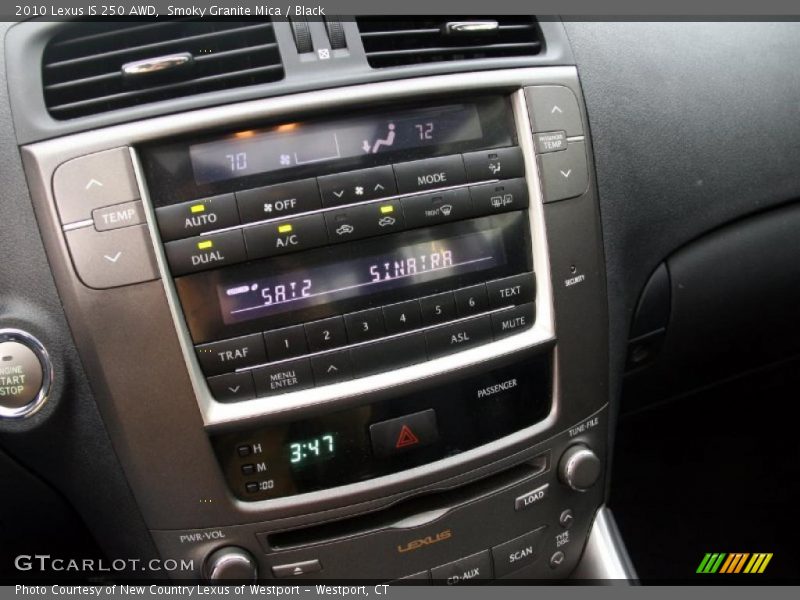 Smoky Granite Mica / Black 2010 Lexus IS 250 AWD