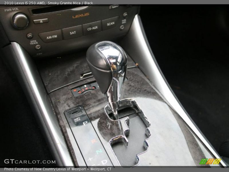  2010 IS 250 AWD 6 Speed Paddle-Shift Automatic Shifter