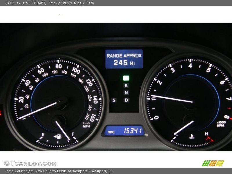  2010 IS 250 AWD 250 AWD Gauges