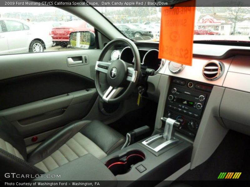 Dark Candy Apple Red / Black/Dove 2009 Ford Mustang GT/CS California Special Coupe
