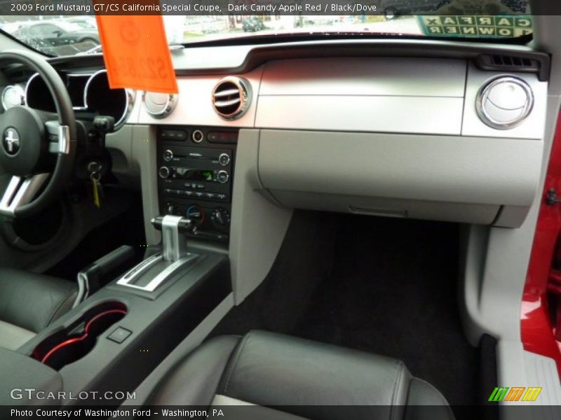 Dark Candy Apple Red / Black/Dove 2009 Ford Mustang GT/CS California Special Coupe