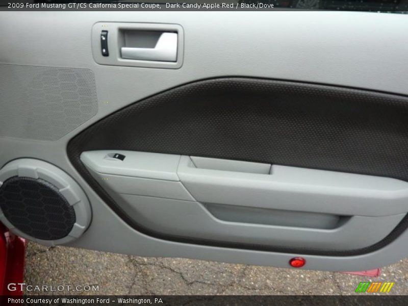 Dark Candy Apple Red / Black/Dove 2009 Ford Mustang GT/CS California Special Coupe
