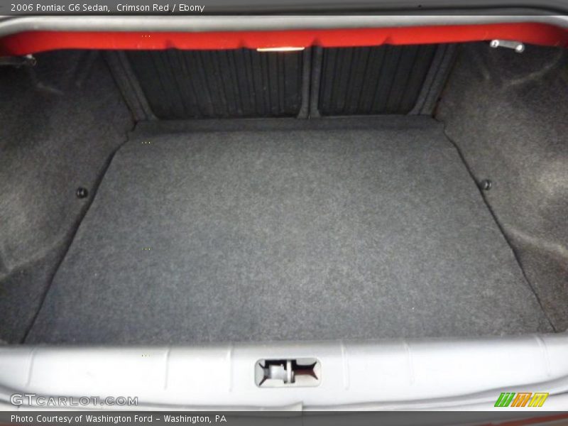 Crimson Red / Ebony 2006 Pontiac G6 Sedan