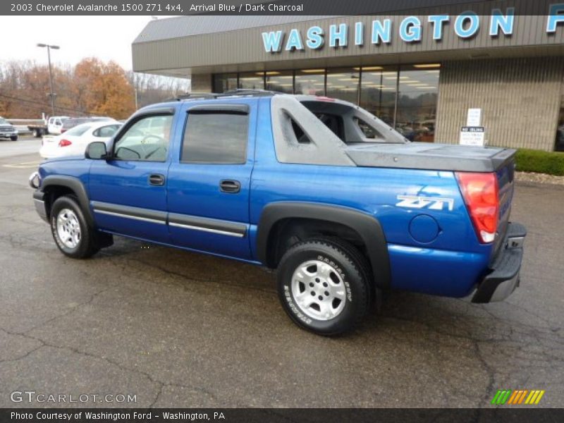 Arrival Blue / Dark Charcoal 2003 Chevrolet Avalanche 1500 Z71 4x4