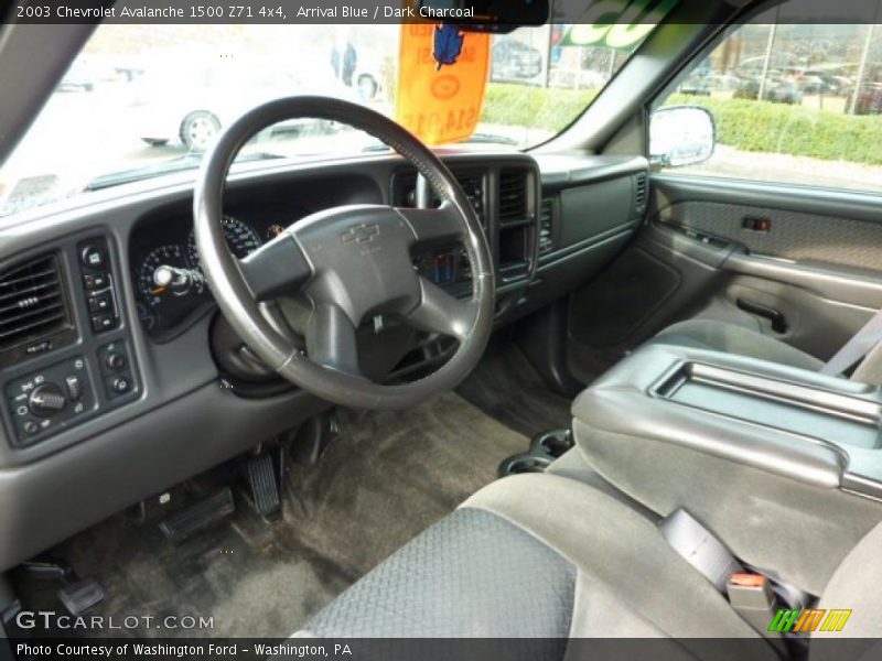 Arrival Blue / Dark Charcoal 2003 Chevrolet Avalanche 1500 Z71 4x4