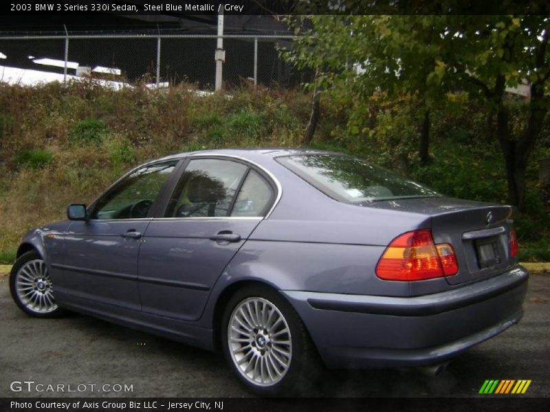 Steel Blue Metallic / Grey 2003 BMW 3 Series 330i Sedan