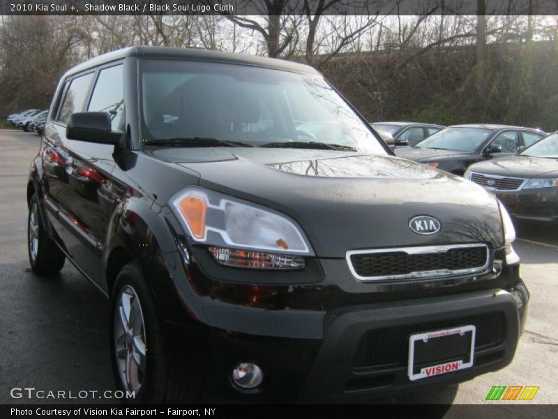 Shadow Black / Black Soul Logo Cloth 2010 Kia Soul +