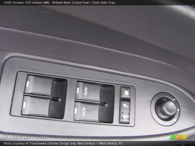 Brilliant Black Crystal Pearl / Dark Slate Gray 2008 Chrysler 300 Limited AWD