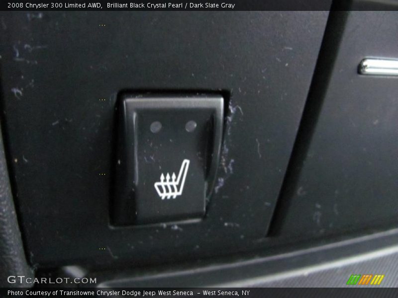 Brilliant Black Crystal Pearl / Dark Slate Gray 2008 Chrysler 300 Limited AWD
