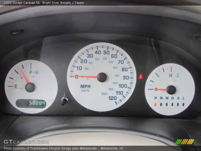  2003 Caravan SE SE Gauges
