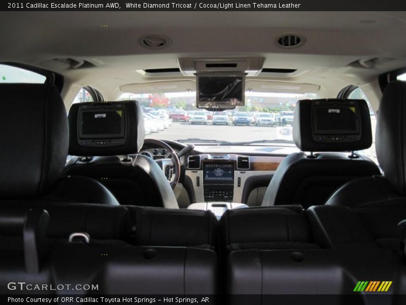  2011 Escalade Platinum AWD Cocoa/Light Linen Tehama Leather Interior