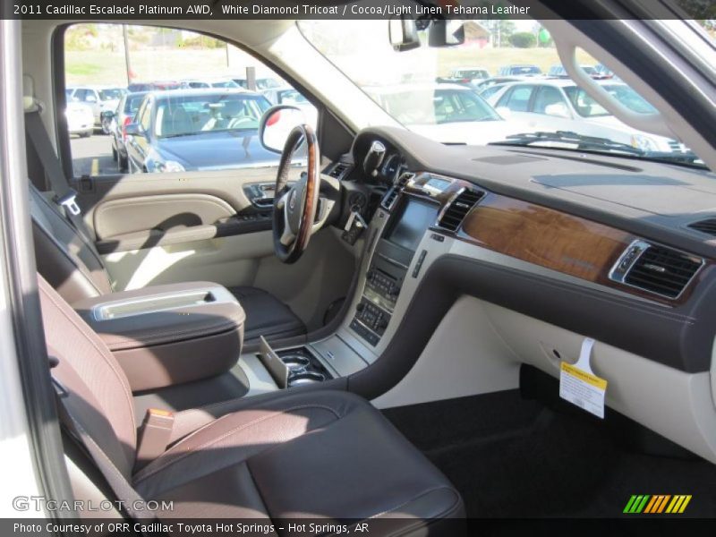 Dashboard of 2011 Escalade Platinum AWD
