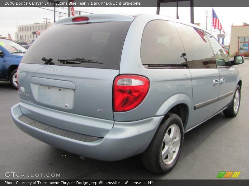 Butane Blue Pearl / Dark Khaki/Light Graystone 2006 Dodge Caravan SXT