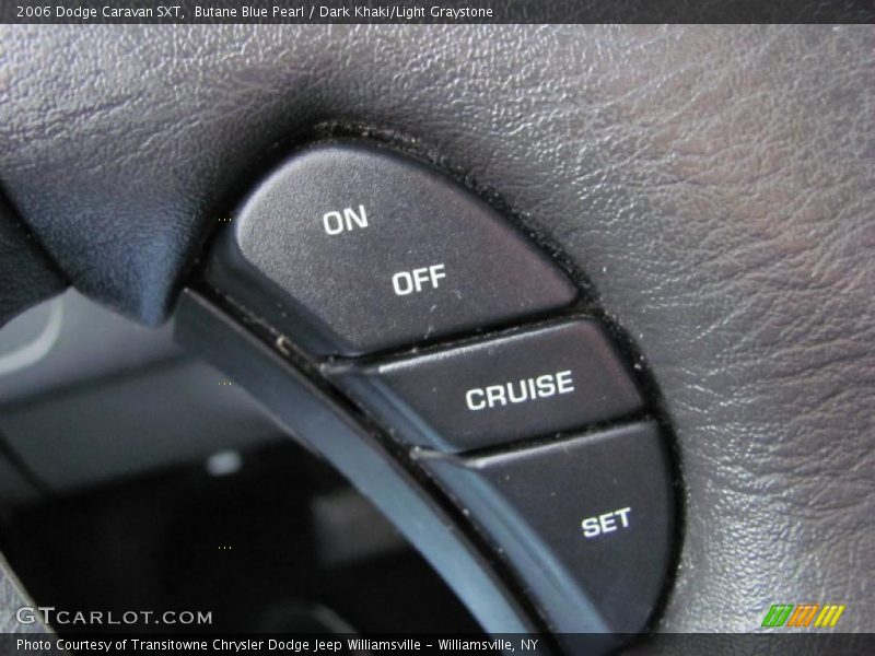 Butane Blue Pearl / Dark Khaki/Light Graystone 2006 Dodge Caravan SXT