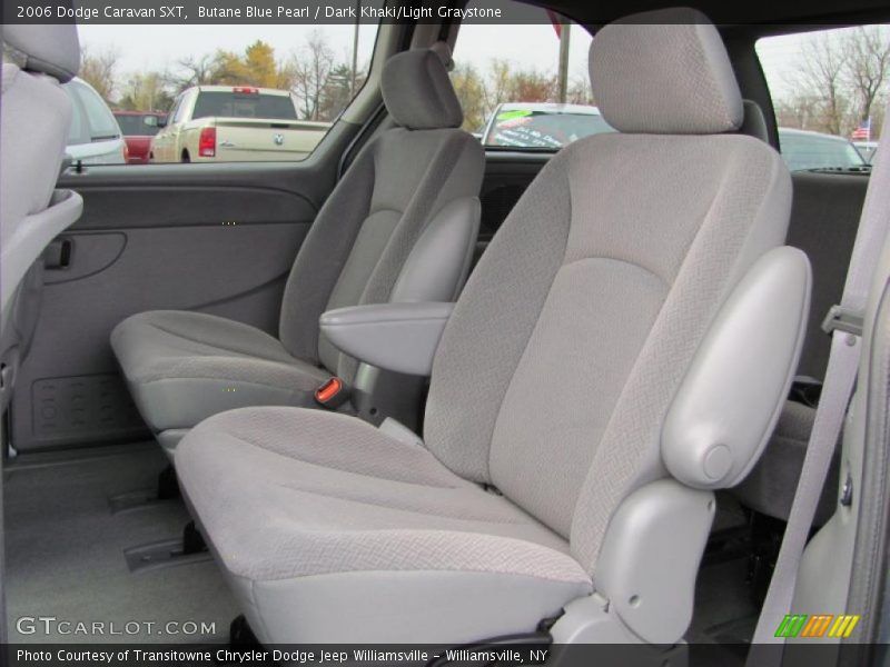 Butane Blue Pearl / Dark Khaki/Light Graystone 2006 Dodge Caravan SXT