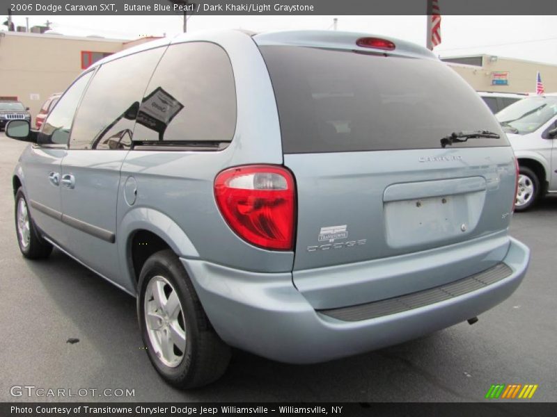 Butane Blue Pearl / Dark Khaki/Light Graystone 2006 Dodge Caravan SXT