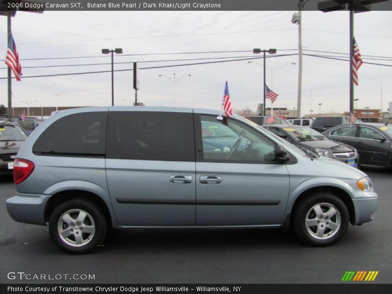 Butane Blue Pearl / Dark Khaki/Light Graystone 2006 Dodge Caravan SXT