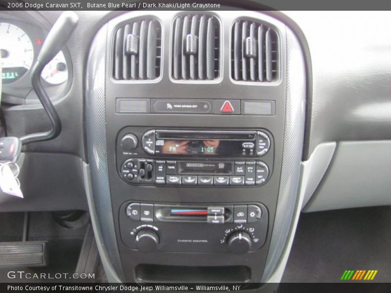 Butane Blue Pearl / Dark Khaki/Light Graystone 2006 Dodge Caravan SXT