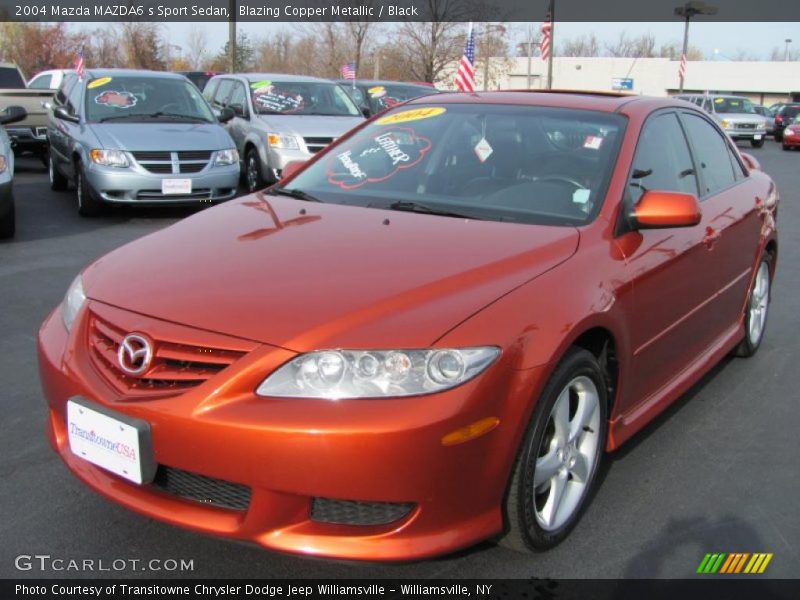 Front 3/4 View of 2004 MAZDA6 s Sport Sedan