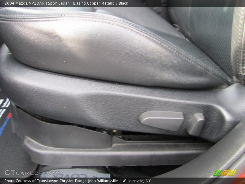 Blazing Copper Metallic / Black 2004 Mazda MAZDA6 s Sport Sedan
