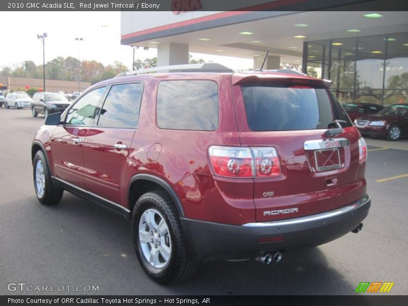 Red Jewel Tintcoat / Ebony 2010 GMC Acadia SLE