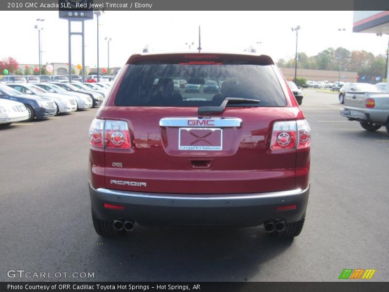Red Jewel Tintcoat / Ebony 2010 GMC Acadia SLE