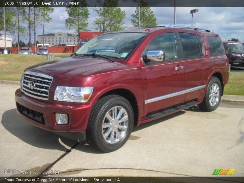 Front 3/4 View of 2009 QX 56