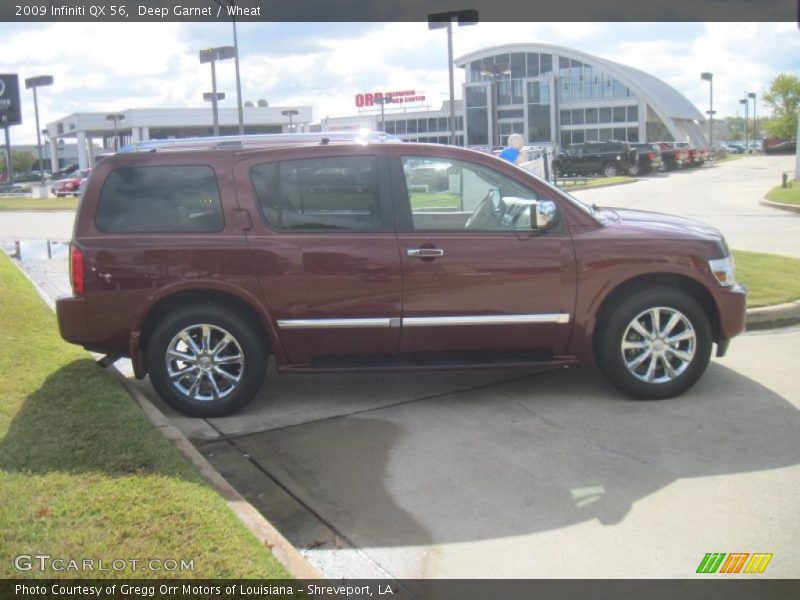 Deep Garnet / Wheat 2009 Infiniti QX 56