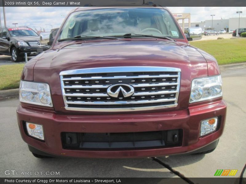 Deep Garnet / Wheat 2009 Infiniti QX 56