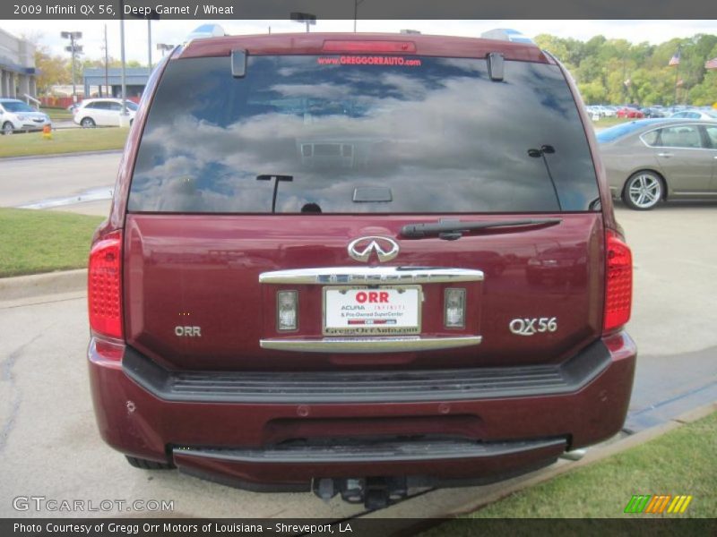 Deep Garnet / Wheat 2009 Infiniti QX 56