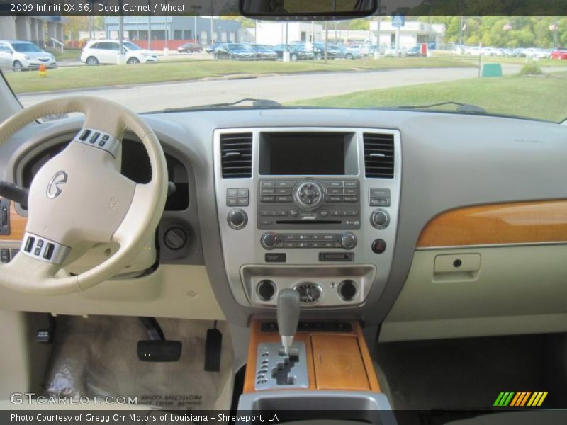Dashboard of 2009 QX 56