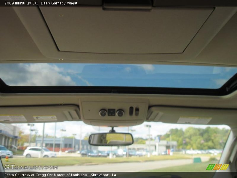 Deep Garnet / Wheat 2009 Infiniti QX 56
