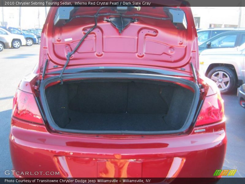 Inferno Red Crystal Pearl / Dark Slate Gray 2010 Chrysler Sebring Touring Sedan