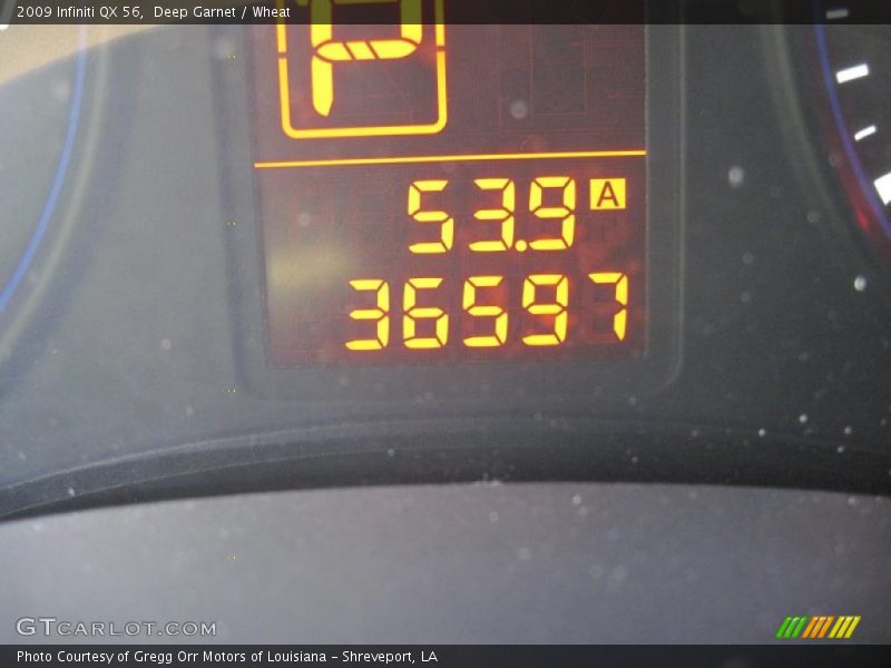 Deep Garnet / Wheat 2009 Infiniti QX 56