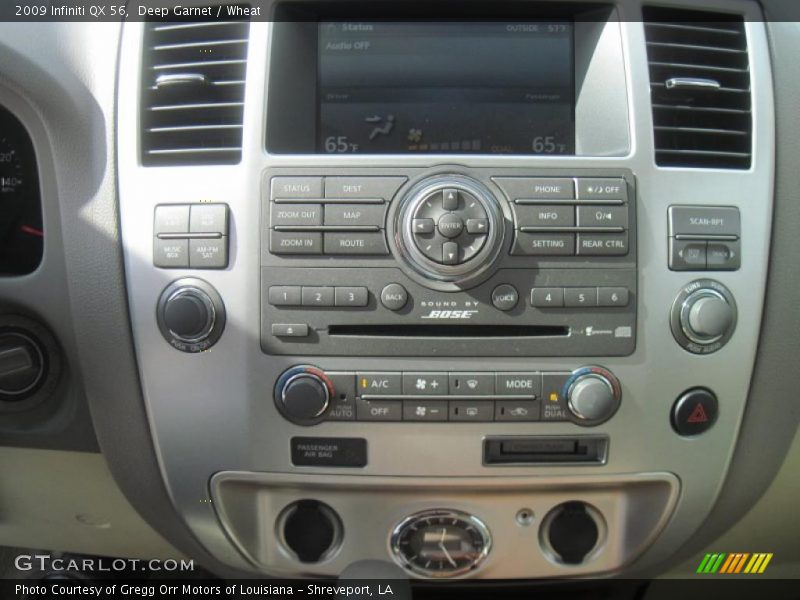 Controls of 2009 QX 56