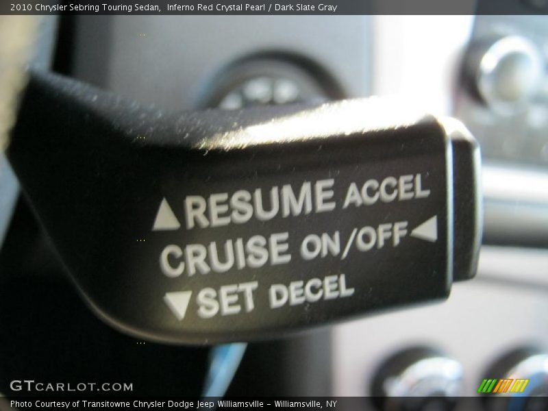 Inferno Red Crystal Pearl / Dark Slate Gray 2010 Chrysler Sebring Touring Sedan
