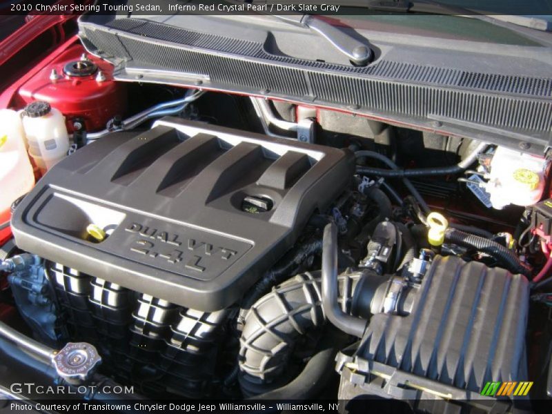 Inferno Red Crystal Pearl / Dark Slate Gray 2010 Chrysler Sebring Touring Sedan