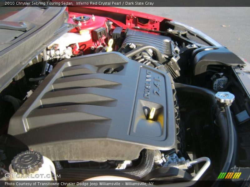 Inferno Red Crystal Pearl / Dark Slate Gray 2010 Chrysler Sebring Touring Sedan