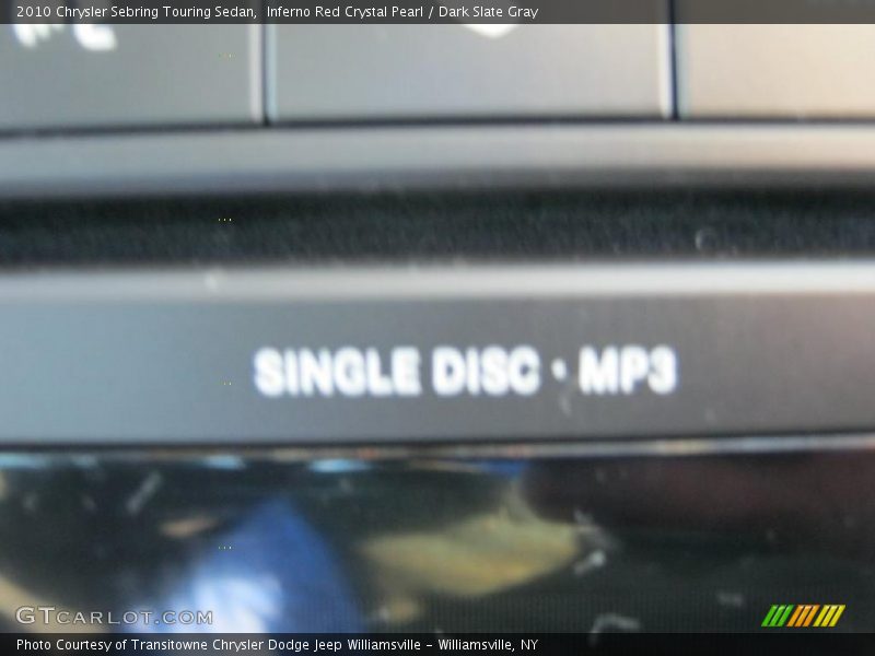 Inferno Red Crystal Pearl / Dark Slate Gray 2010 Chrysler Sebring Touring Sedan