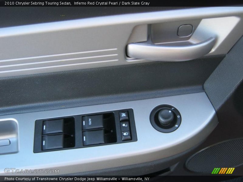 Inferno Red Crystal Pearl / Dark Slate Gray 2010 Chrysler Sebring Touring Sedan