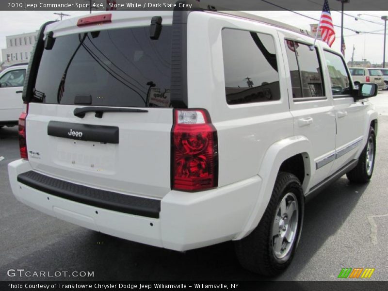 Stone White / Dark Slate Gray 2010 Jeep Commander Sport 4x4