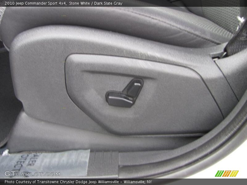 Stone White / Dark Slate Gray 2010 Jeep Commander Sport 4x4