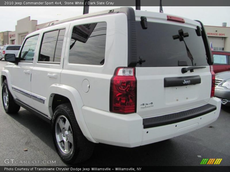 Stone White / Dark Slate Gray 2010 Jeep Commander Sport 4x4