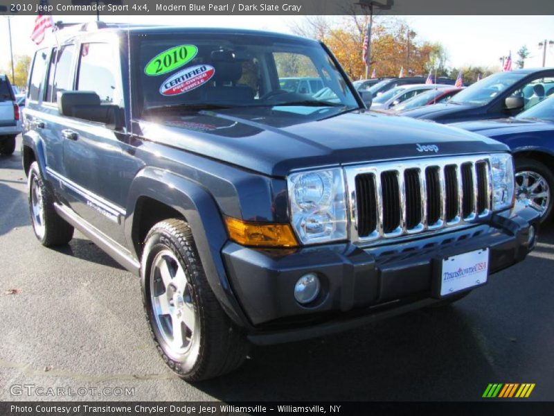 Modern Blue Pearl / Dark Slate Gray 2010 Jeep Commander Sport 4x4
