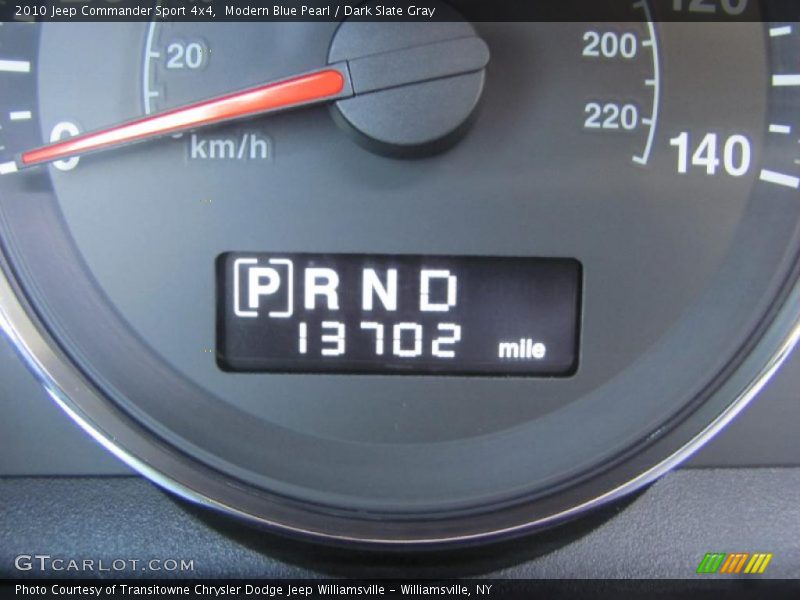 Modern Blue Pearl / Dark Slate Gray 2010 Jeep Commander Sport 4x4