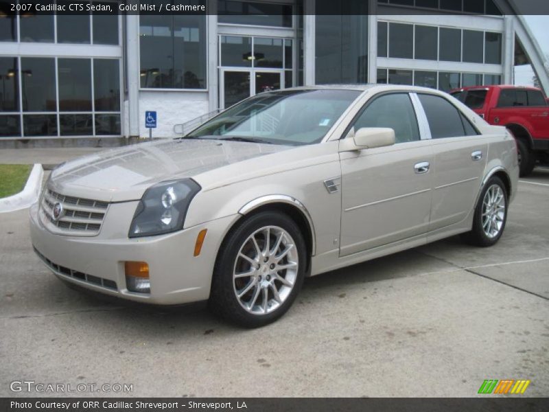 Gold Mist / Cashmere 2007 Cadillac CTS Sedan
