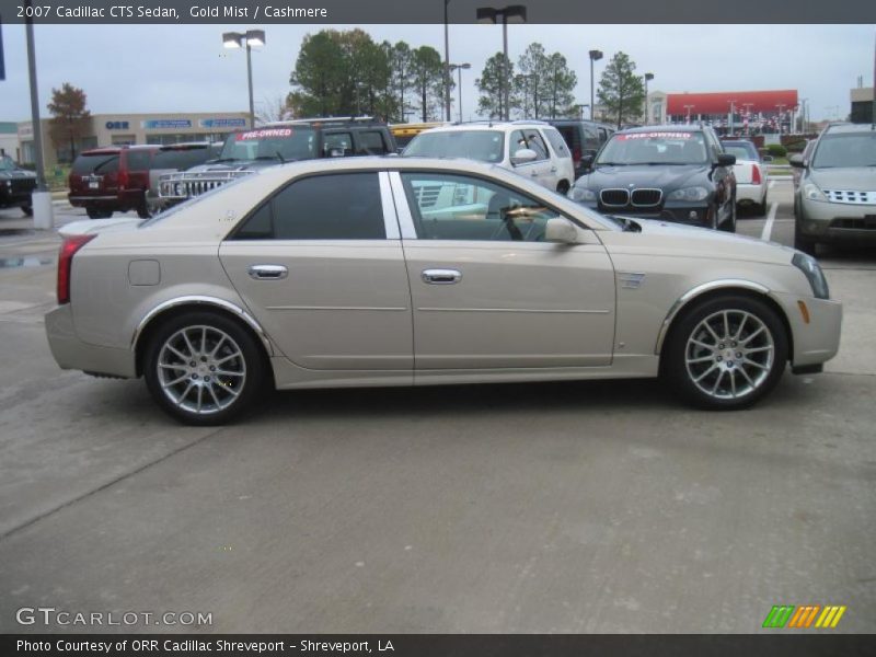 Gold Mist / Cashmere 2007 Cadillac CTS Sedan